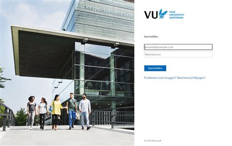 vunet inloggen|Vrije Universiteit Amsterdam